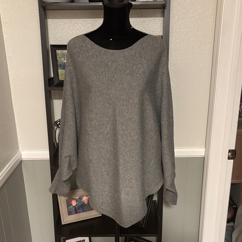 Thyme & Honey Gray Oversized Sweater